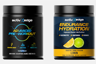 design professional product packaging and labels