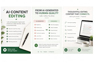 edit and humanize ai generated content