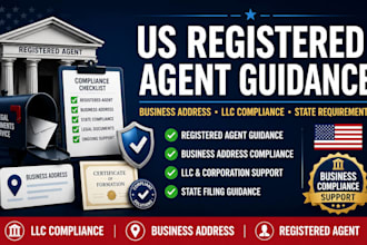 provide us registered agent guidance and business address compliance