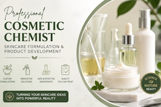 be yr cosmetic chemist skincare formulation product development cosmetic formula