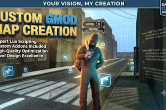 custom gmod map for garrys mod with lua scripting and addons