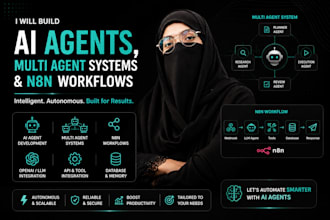 build ai agents, multi agent systems and n8n workflows