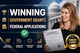 write winning government grant proposals and federal grant applications