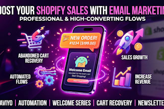build klaviyo flows to recover abandoned shopify carts