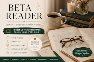 read your novel and provide honest detailed feedback
