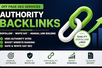 do off page SEO, authority do follow backlinks and link building