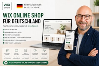 set up a wix online store for germany with klarna, paypal and mwst