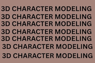 do character modeling for you