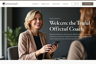 build squarespace coaching website executive coach website consultant website