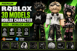 creat premium, ugc, 3d model, clothing animation, ugc, roblox