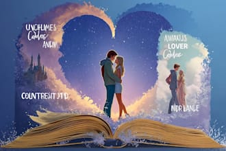 design erotic, romance and adult book cover or ebook cover