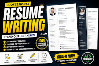 create a professional resume and CV for your dream job