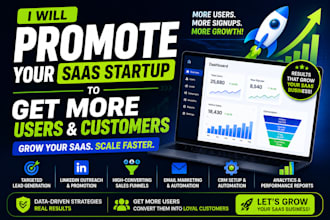 promote your saas startup to get more users and customers