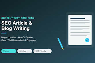 write engaging blog posts and articles