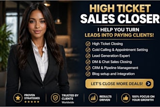 sales closer online sales expert salesperson sales representative sales leads