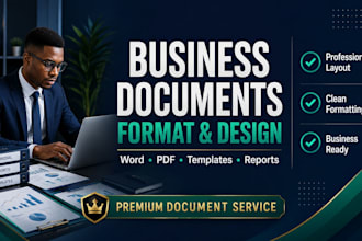 format professional business documents