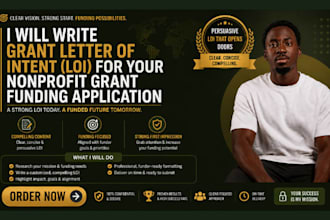 write grant letter of intent loi for your nonprofit grant funding application