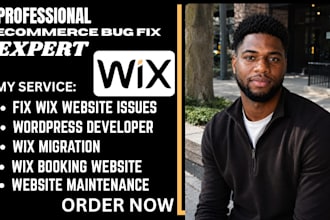 fix wix website fix wix bug website maintenance woocommerce fix wordpress issues