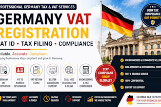 help with germany vat registration, vat id, tax filing and compliance