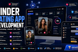 develop tinder dating app, flutter dating, matrimony, lgbtq and matchmaking app