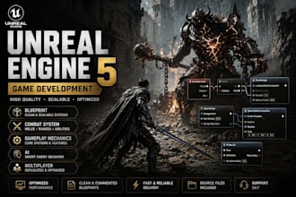 create unreal engine 5 blueprint gameplay systems ai combat system ue5 game
