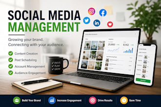be your professional social media manager