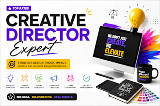 be your creative director for branding and marketing