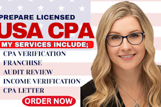 provide notary letter llc registration write US CPA letter, income verification
