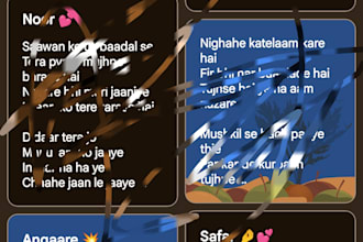 write original hindi, english and punjabi song lyrics