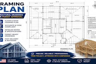draft structural civil foundation slab framing for drawing approval submission