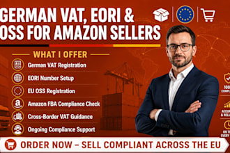 german vat registration, eori and oss for amazon sellers