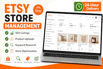manage your etsy store product listings SEO store optimization