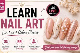 train you in modern nail art techniques