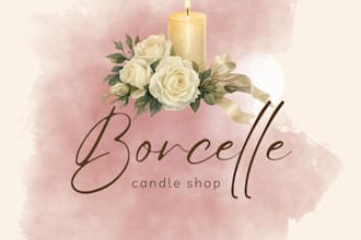 design luxury floral logo for your brand