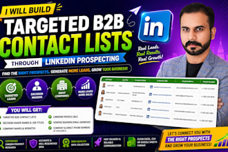 build targeted contact lists through linkedin prospecting