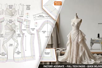 create production ready sewing patterns with grading in pdf and dxf