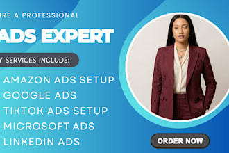 setup amazon ads campaign tik tok ads linkedin ads google ads campaign fix ads