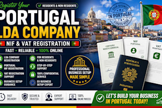 register portugal lda company nif vat for residents and non residents