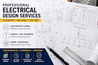 design electrical plans sld and panel schedule in chicago illinois
