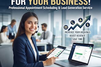 do appointment setting and lead generation  for your business