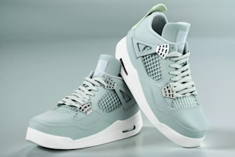 design custom 3d shoe model sneaker  cad footwear stl for 3d printing