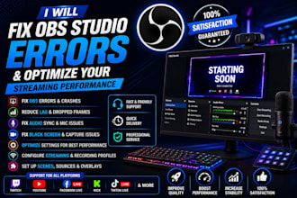 fix obs studio errors and optimize your streaming performance