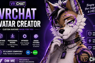vrchat avatar nsfw avatar furry avatar 3d model vriod model vrc character