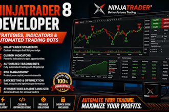 develop ninjatrader strategy indicator and automated trading bot