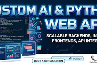 build custom ai application python web app