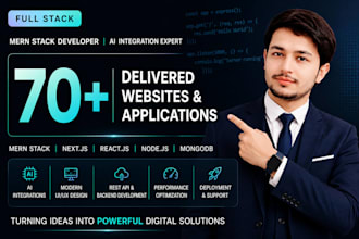 develop a custom website and web application for business