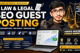 publish law firm SEO guest posts on high authority legal websites