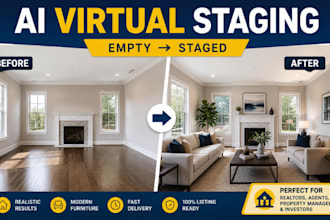 ai virtual staging for real estate property photos and digital staging service
