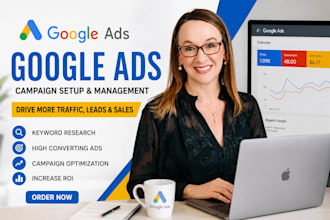 setup google ads PPC campaign and keyword research