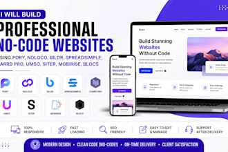 build pory nocolo bildr spreadsimple carrd pro umso siter mobirise blocs website